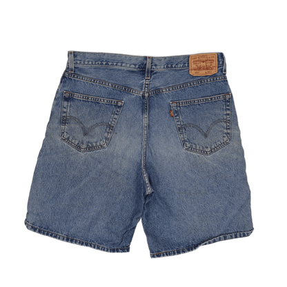 Levi's 550 Relaxed Fit Vintage Denim Shorts Blue W36 100% Cotton