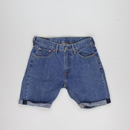 Levi's 505 Vintage Blue Denim Shorts W29 L30 100% Cotton Men's