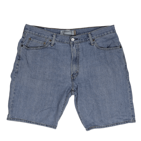 Levi's 505 Straight Fit Blue Denim Shorts for Men Size 36 100 Cotton