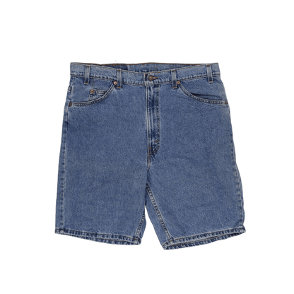 Levi's 505 Original Blue Denim Shorts W38 Classic Straight Vintage Men's Clothing