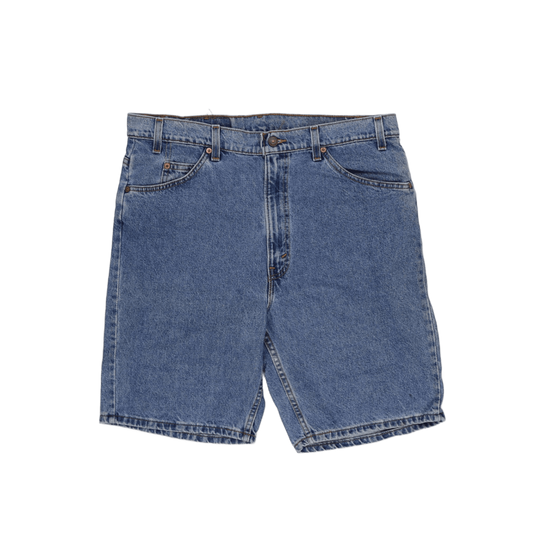 Levi's 505 Original Blue Denim Shorts W38 Classic Straight Vintage Men's Clothing