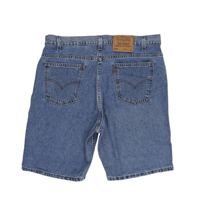 Levi's 505 Original Blue Denim Shorts W38 Classic Straight Vintage Men's Clothing