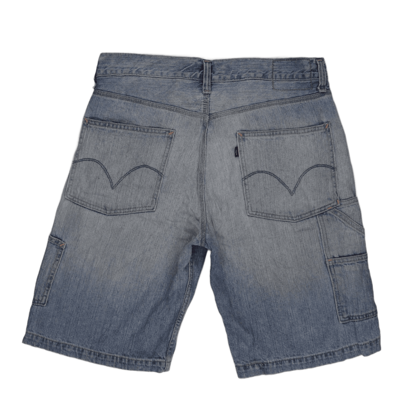 Levi's Carpenter Shorts Light Blue W32 100% Cotton Vintage Men's