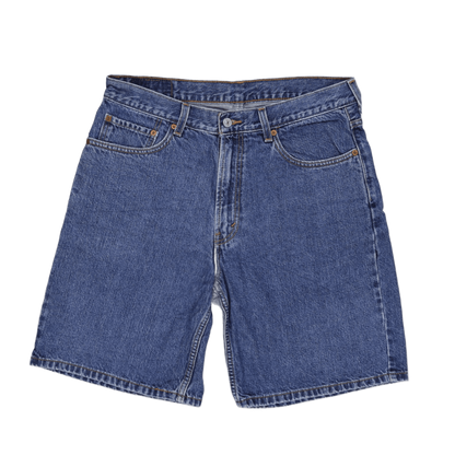 Levi's 550 Vintage Blue Denim Shorts W34 Cotton Used Very Good