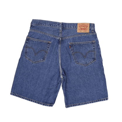 Levi's 550 Vintage Blue Denim Shorts W34 Cotton Used Very Good