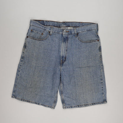 Levi's 550 Relaxed Fit Denim Shorts Vintage Blue W38 100 Percent Cotton Casual Shorts