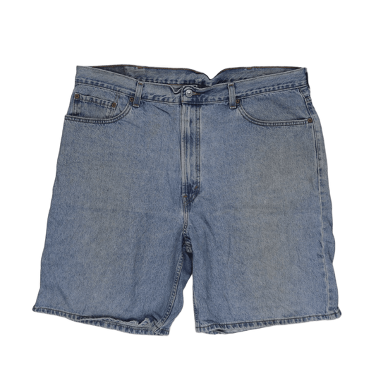 Levi's 550 Relaxed Fit Light Blue Denim Shorts Size 42 Cotton Vintage