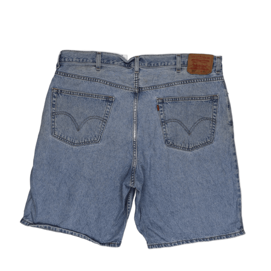 Levi's 550 Relaxed Fit Light Blue Denim Shorts Size 42 Cotton Vintage