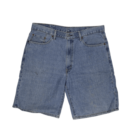 Levi's 550 Vintage Blue Denim Shorts W38 Cotton