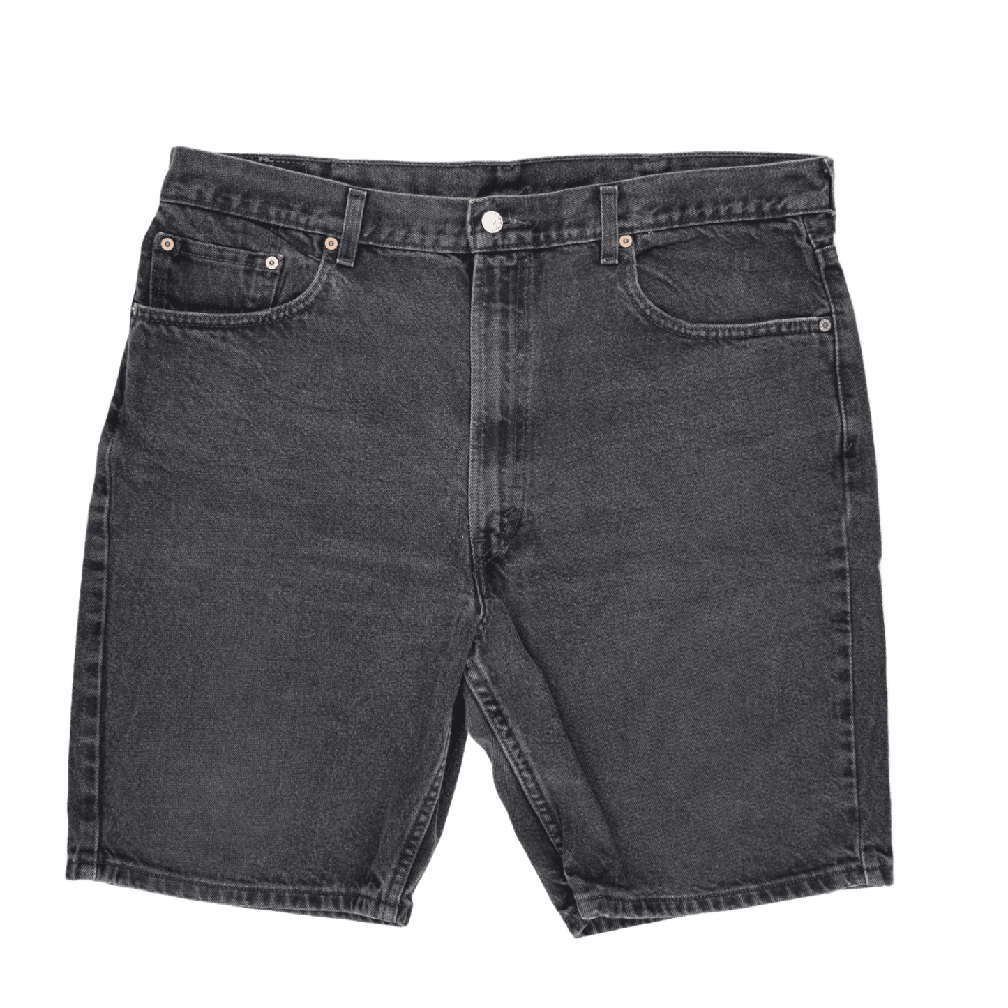Levi's 505 Vintage Black Denim Regular Fit Shorts W40 100% Cotton