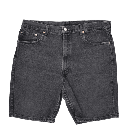 Levi's 505 Vintage Black Denim Regular Fit Shorts W40 100% Cotton