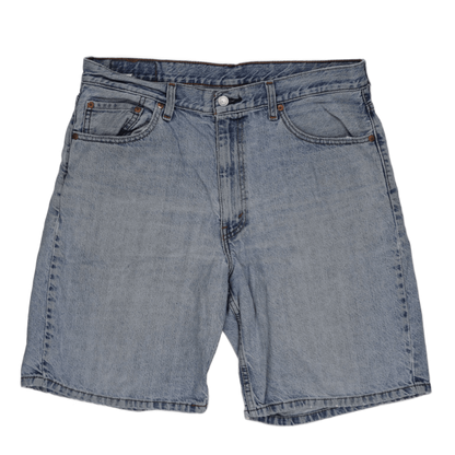 Levi's 550 Vintage Light Blue Denim Shorts W36 9 Inch Inseam Cotton