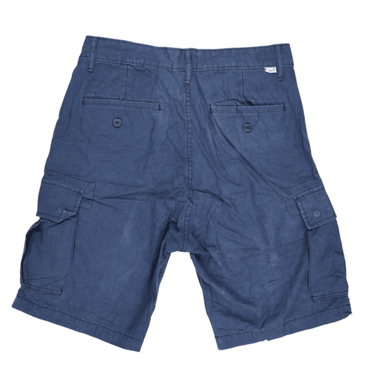 Levi's Mens Cargo Shorts Navy Blue W34 100 Percent Cotton