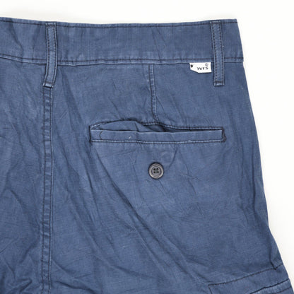 Levi's Mens Cargo Shorts Navy Blue W34 100 Percent Cotton