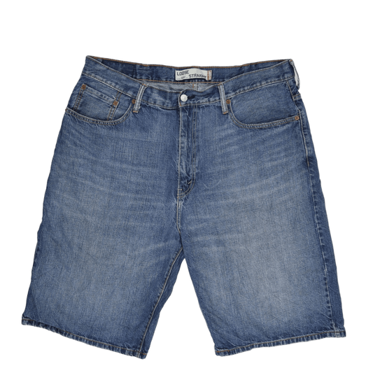 Levi's 569 Loose Straight Denim Shorts Blue Size 38 100 Percent Cotton Vintage