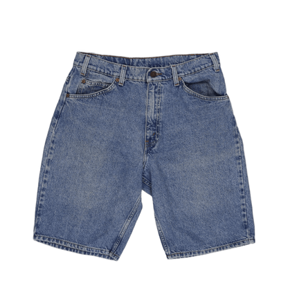 Levi's 550 Vintage Denim Shorts Light Blue W33 100% Cotton