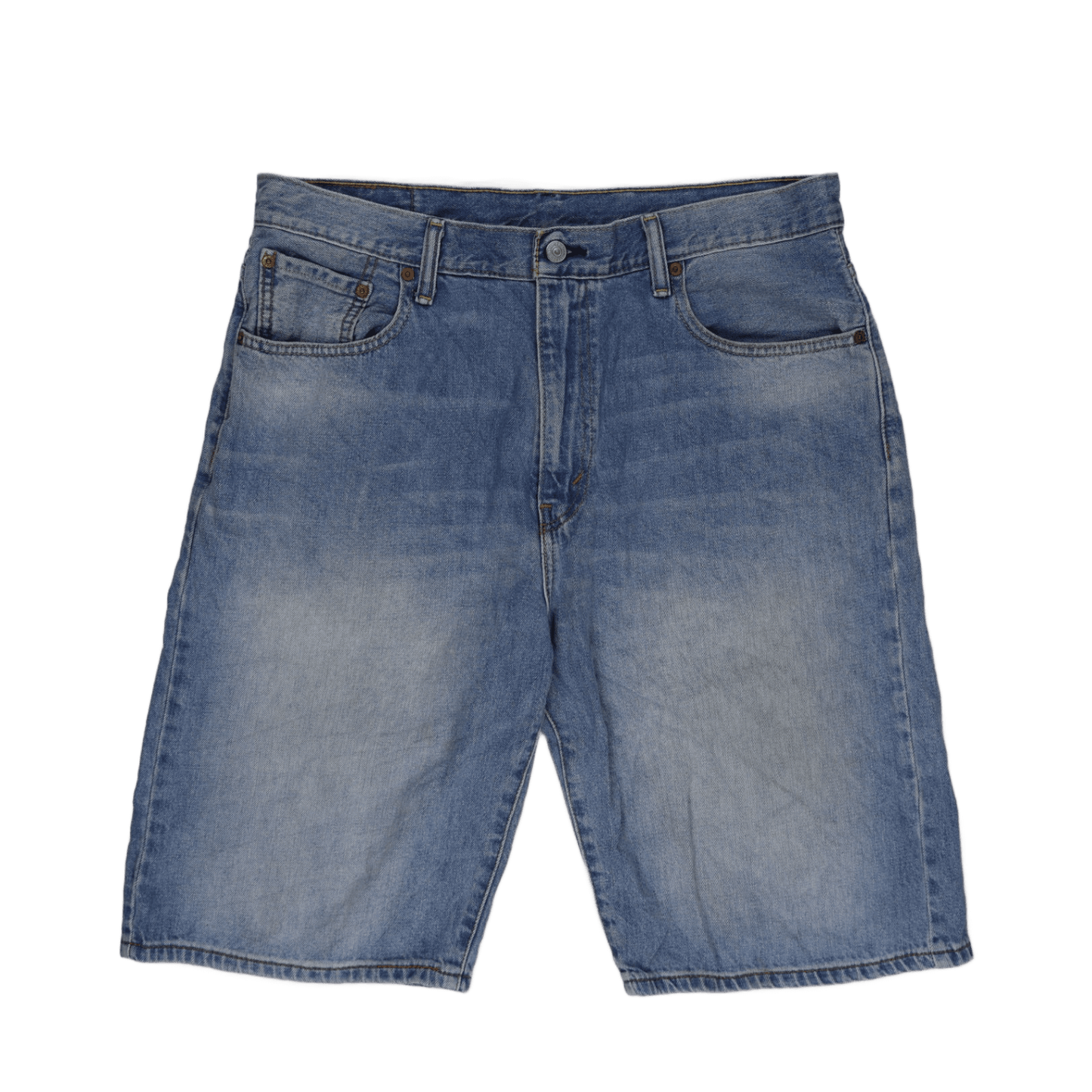 Levi's 569 Men's Light Blue Denim Shorts Size 34 100% Cotton