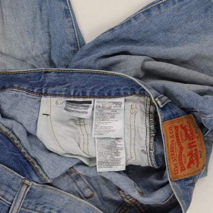 Levi's 569 Men's Light Blue Denim Shorts Size 34 100% Cotton