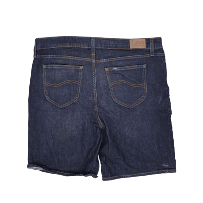 Lee Men's Dark Blue Denim Shorts 28 cm Inseam 87 cm Waist Size Medium 79% Cotton 20% Polyester 1% Elastane