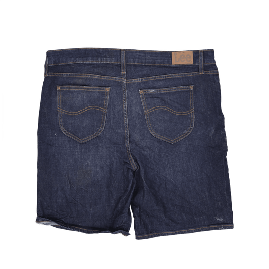 Lee Men's Dark Blue Denim Shorts 28 cm Inseam 87 cm Waist Size Medium 79% Cotton 20% Polyester 1% Elastane