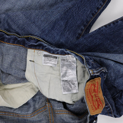 Levi's 569 Men's Blue Denim Jean Shorts W40 100% Cotton