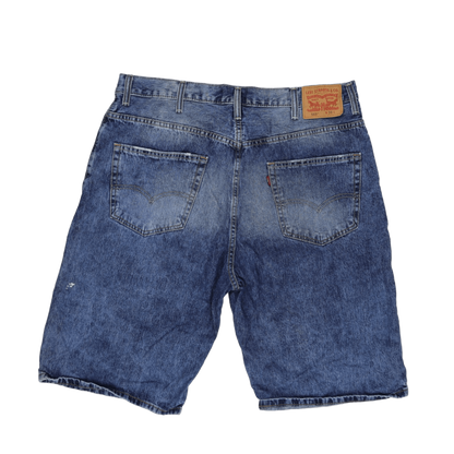 Levi's 569 Loose Straight Fit Denim Shorts Blue W38 L 100 Cotton Vintage Used Good