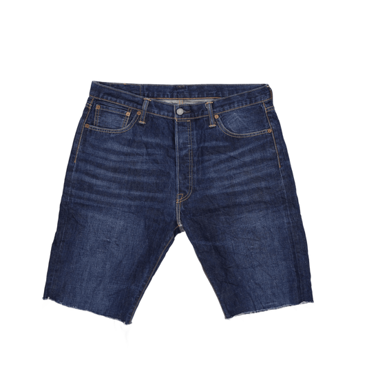 Levi's 501 Men's Vintage Denim Shorts Blue W36 100 Percent Cotton 11 Inch Inseam