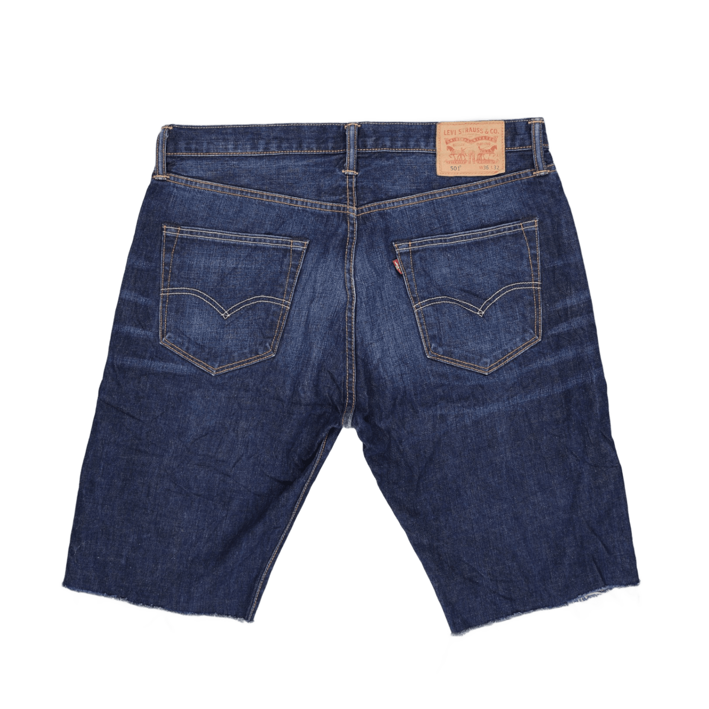 Levi's 501 Men's Vintage Denim Shorts Blue W36 100 Percent Cotton 11 Inch Inseam
