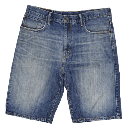 Levi's 569 Loose Fit Denim Shorts Blue 34 Inch Waist 100 Percent Cotton