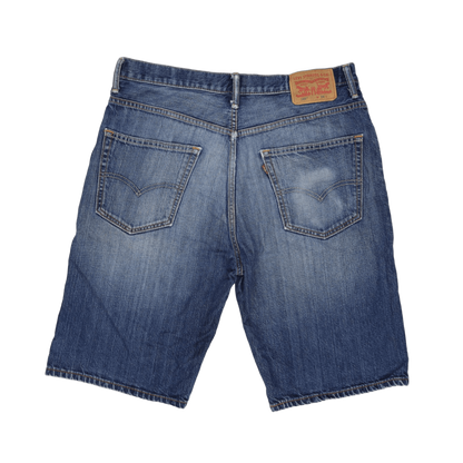 Levi's 569 Loose Fit Denim Shorts Blue 34 Inch Waist 100 Percent Cotton