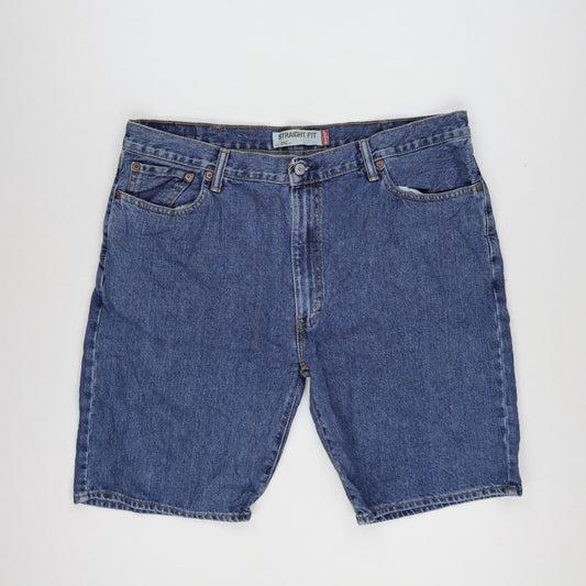 Levi's 505 Straight Fit Denim Shorts Blue W40 100% Cotton Vintage