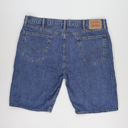Levi's 505 Straight Fit Denim Shorts Blue W40 100% Cotton Vintage