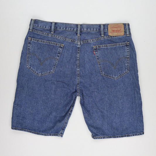 Levi's 505 Straight Fit Denim Shorts Blue W40 100% Cotton Vintage