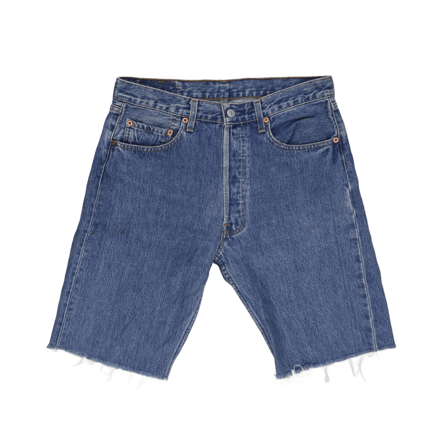 LEVI'S 501 Vintage Denim Shorts Blue W32 L32 Cotton Used Very Good