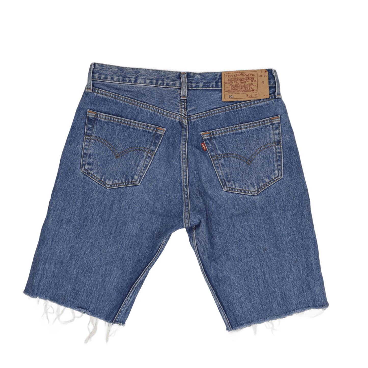 LEVI'S 501 Vintage Denim Shorts Blue W32 L32 Cotton Used Very Good