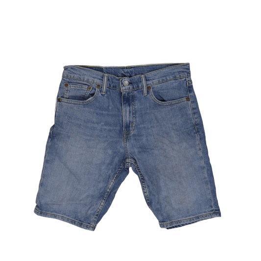 Levi's 511 Slim Fit Denim Shorts Blue W30 Cotton Denim