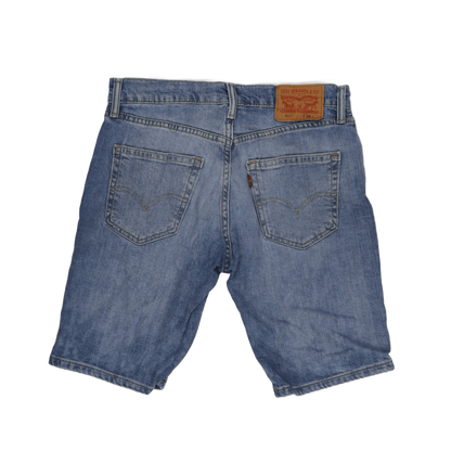 Levi's 511 Slim Fit Denim Shorts Blue W30 Cotton Denim