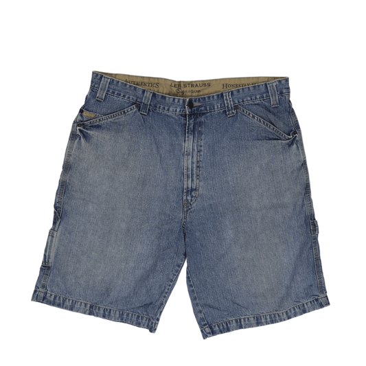 Levi Strauss Signature Workwear Denim Shorts Blue Size 40 100 Percent Cotton
