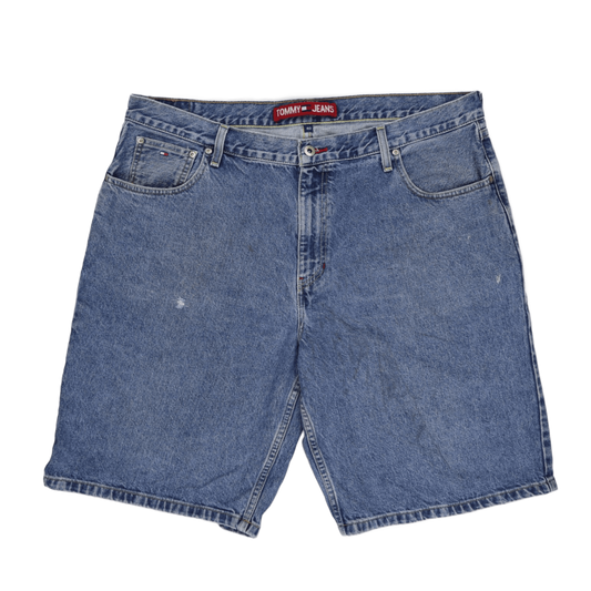 Tommy Jeans Vintage Blue Denim Shorts Size 40 Large 28 cm Inseam Cotton