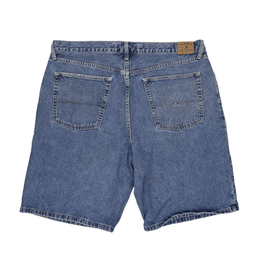 Tommy Jeans Vintage Blue Denim Shorts Size 40 Large 28 cm Inseam Cotton