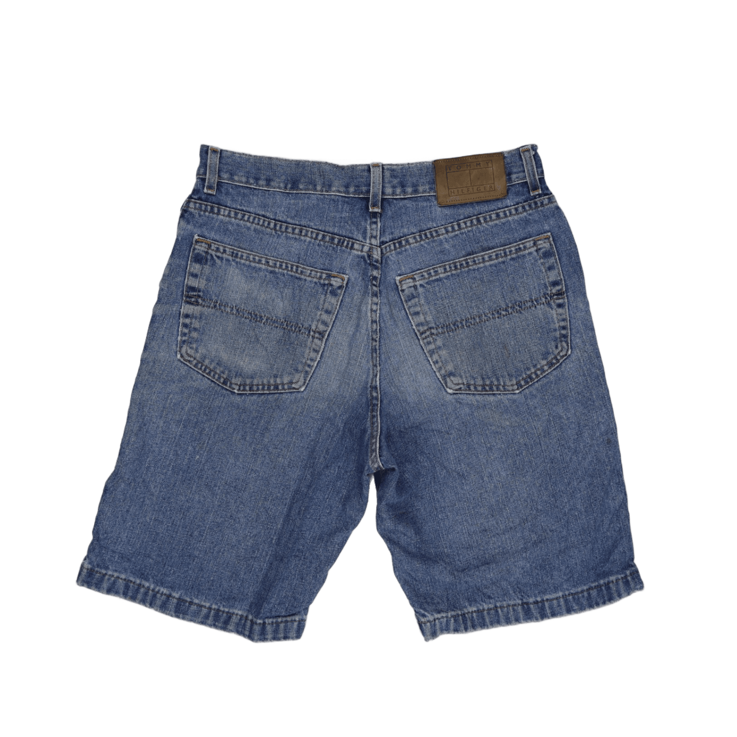 Tommy Hilfiger Vintage Denim Shorts Blue 36W 11 Inch Inseam Cotton Casual