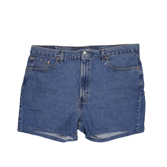 Levi's 505 Regular Fit Denim Shorts Blue W42 100% Cotton Vintage