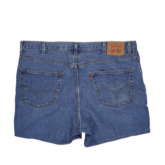 Levi's 505 Regular Fit Denim Shorts Blue W42 100% Cotton Vintage