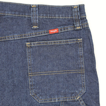 Wrangler Vintage Blue Denim Shorts 40 Inch Waist 10 Inch Inseam Cotton Mens