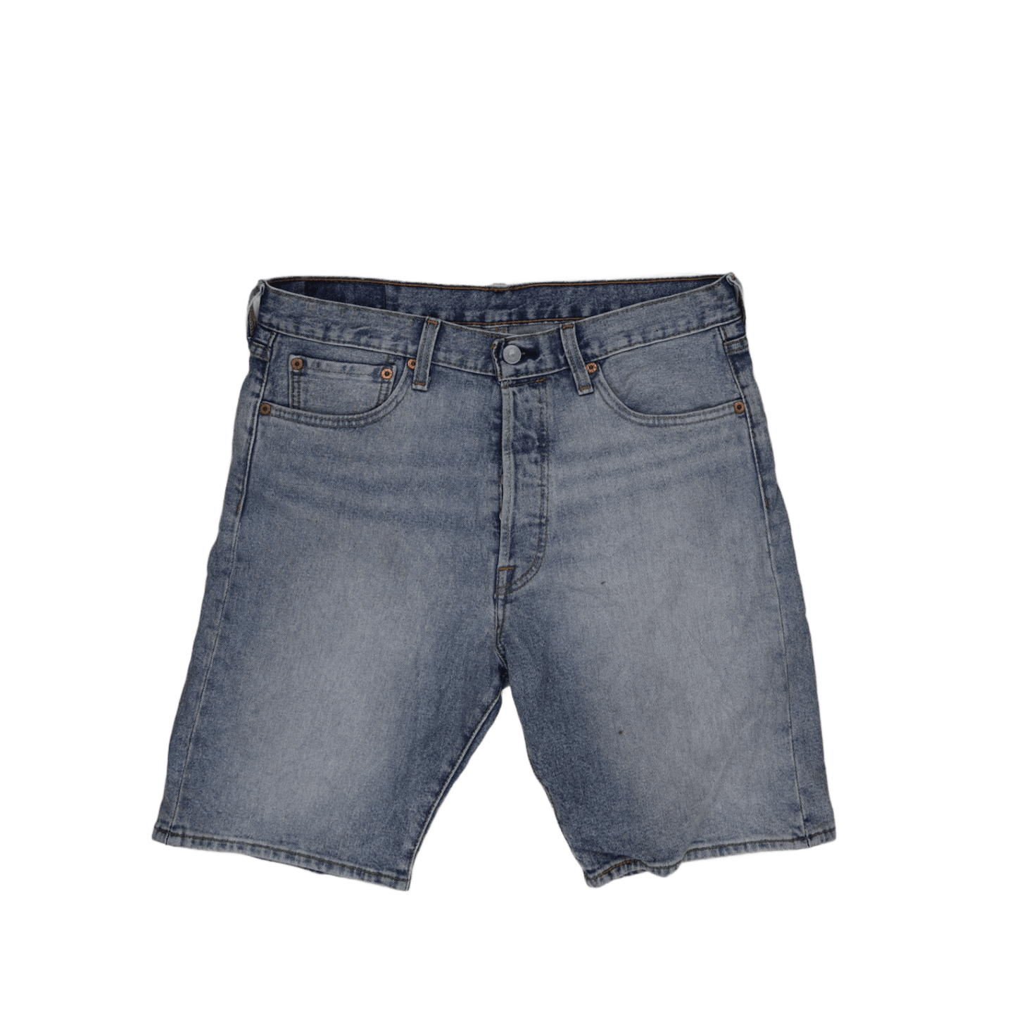 Levi's 501 Classic Light Blue Denim Shorts W33 100% Cotton