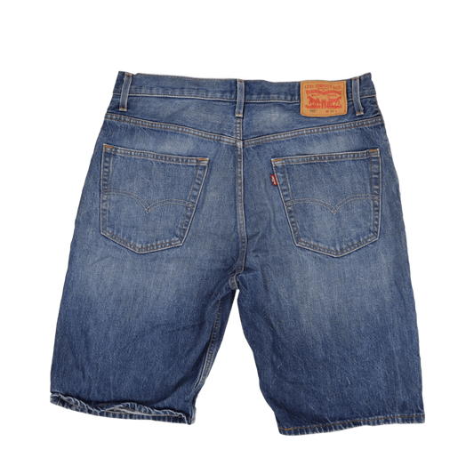 Levi's 569 Loose Fit Denim Shorts Blue W34 100 Cotton Vintage