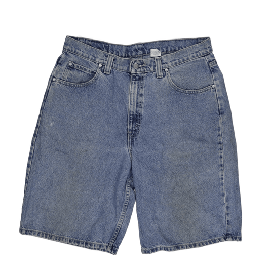 Levi's 527 Vintage Baggy Fit Denim Shorts Classic Blue Size 34 Cotton Denim