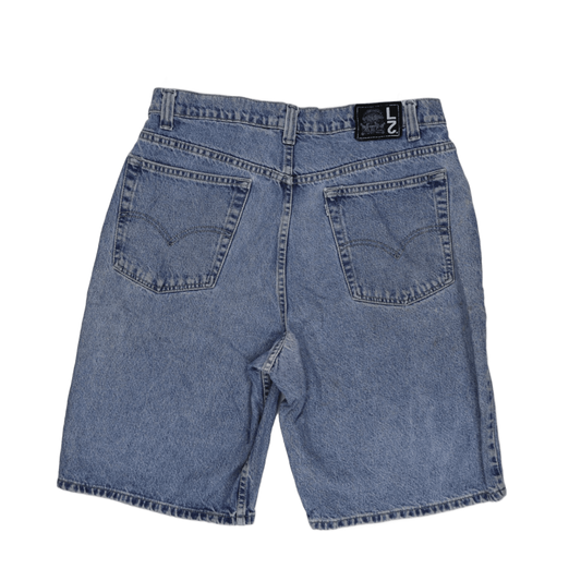 Levi's 527 Vintage Baggy Fit Denim Shorts Classic Blue Size 34 Cotton Denim
