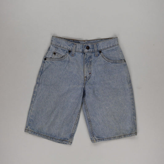 Levi's 560 Regular Fit Women's Denim Shorts Light Blue Size 10 9 Inch Inseam Cotton Denim Vintage