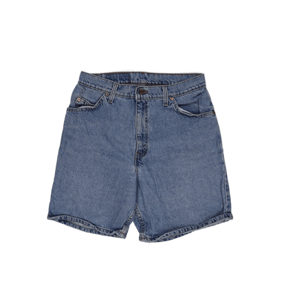 Levi's 501 Vintage Blue Denim Shorts 32W 7 In Cotton